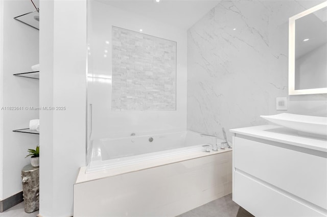 10620 SW 74th Ave, Pinecrest, FL 33156 - full bathroom featuring vanity and a garden tub