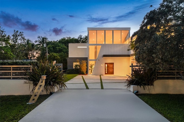 10620 SW 74th Ave, Pinecrest, FL 33156 - contemporary house with driveway and stucco siding