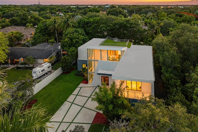 10620 SW 74th Ave, Pinecrest, FL 33156 - view from above of property