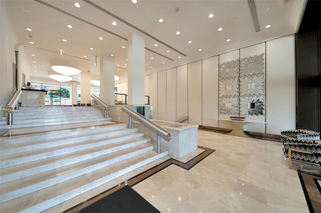 1800 NE 114th St Unit 604, Miami, FL 33181 - lobby with recessed lighting