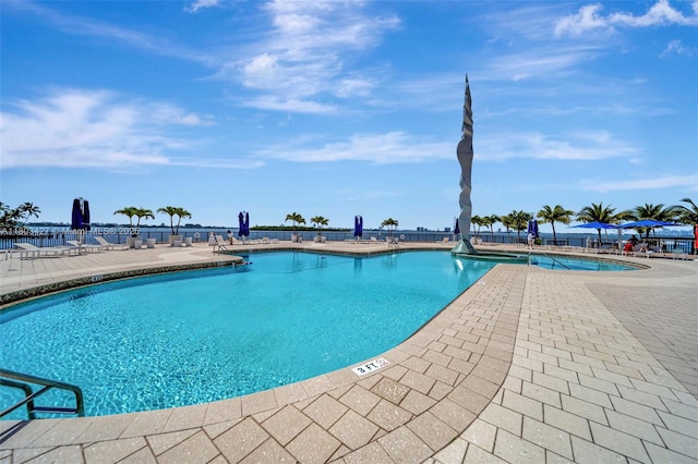 1800 NE 114th St Unit 604, Miami, FL 33181 - community pool with a patio