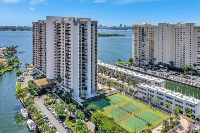 1800 NE 114th St Unit 604, Miami, FL 33181 - view of urban area featuring a nearby body of water and apartment complex / building