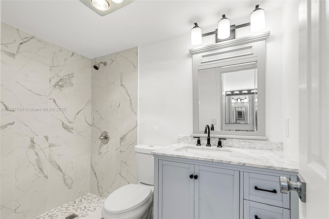 1912 Monroe St Unit 201, Hollywood, FL 33020 - bathroom featuring vanity and a marble finish shower
