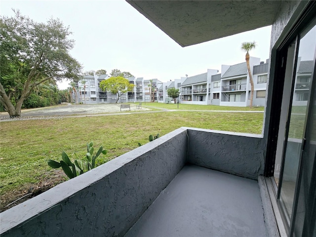 1820 N Congress Ave Unit 108, West Palm Beach, FL 33401 - balcony featuring a residential view