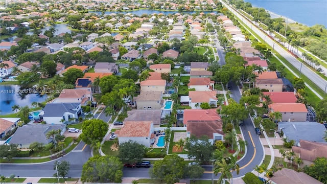 1020 NW 184th Ter, Pembroke Pines, FL 33029 - aerial view of residential area with a nearby body of water