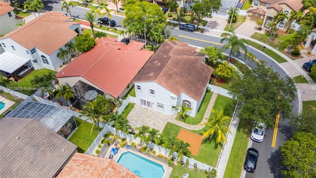 1020 NW 184th Ter, Pembroke Pines, FL 33029 - aerial perspective of suburban area with a pool area