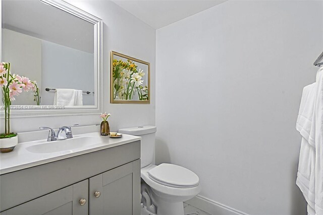 600 Parkview Dr Unit 624, Hallandale Beach, FL 33009 - bathroom featuring vanity and marble finish flooring