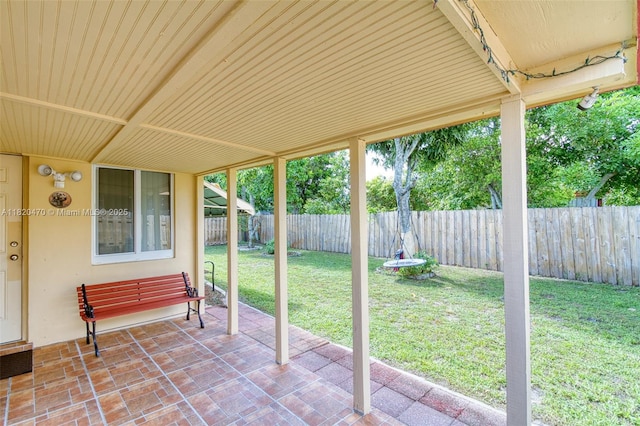 6530 NW 29th St, Sunrise, FL 33313 - fenced backyard featuring a patio area