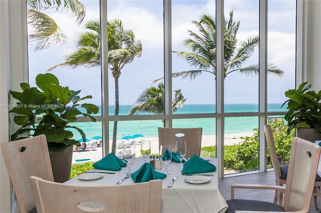 16400 Collins Ave Unit 544, Sunny Isles Beach, FL 33160 - interior space featuring view of water and beach