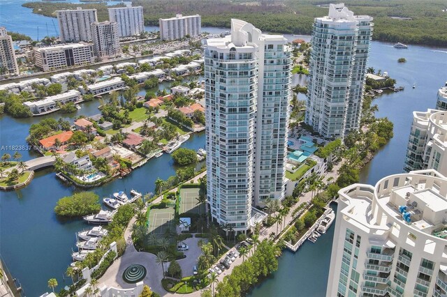 16400 Collins Ave Unit 544, Sunny Isles Beach, FL 33160 - bird's eye view of a nearby body of water