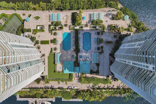 16400 Collins Ave Unit 544, Sunny Isles Beach, FL 33160 - drone / aerial view of a pool area