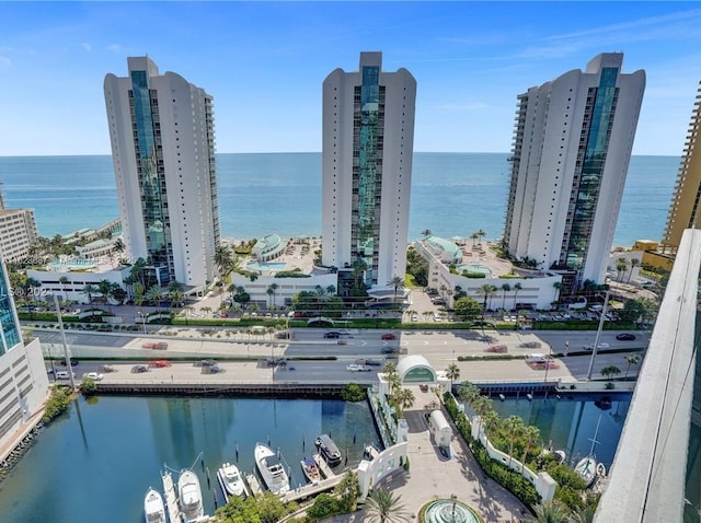 16400 Collins Ave Unit 544, Sunny Isles Beach, FL 33160 - water view with nearby urban area
