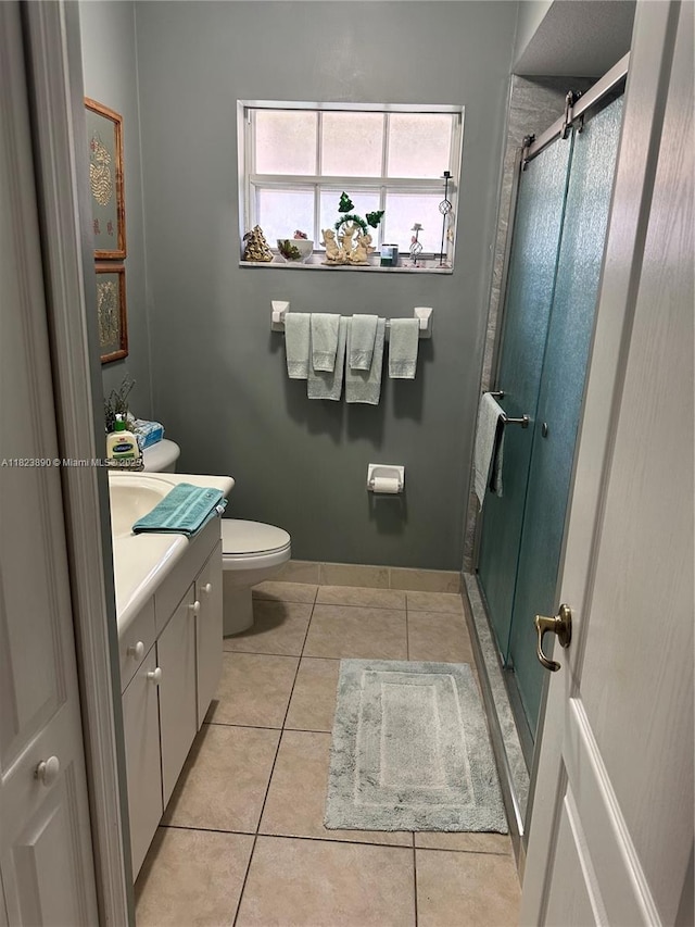 9860 SW 161st Ave, Miami, FL 33196 - full bath with vanity, a shower stall, and tile patterned floors
