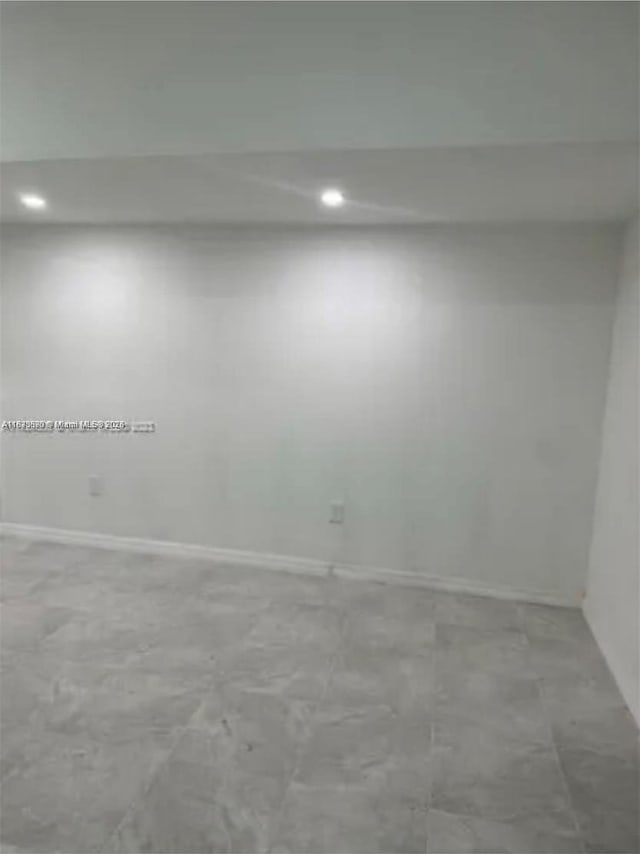 9860 SW 161st Ave, Miami, FL 33196 - empty room featuring recessed lighting and baseboards