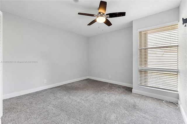 8239 NW 8th St Unit 3, Plantation, FL 33324 - empty room featuring ceiling fan and carpet floors