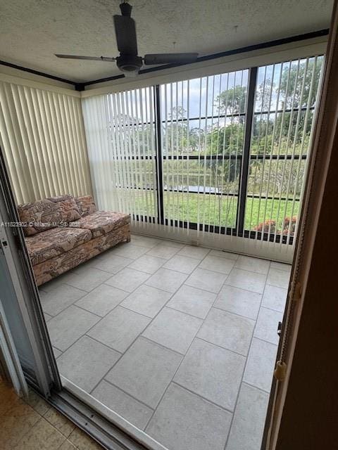 13648 Coconut Palm Ct Unit C, Delray Beach, FL 33484 - sunroom / solarium with ceiling fan
