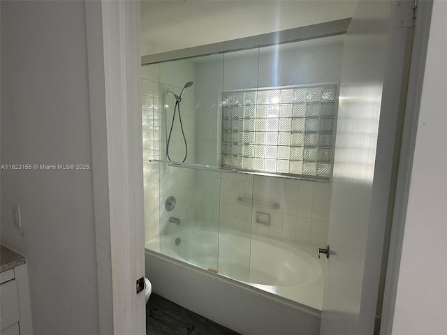 9720 SW 154th Pl, Miami, FL 33196 - full bath featuring bath / shower combo with glass door and vanity