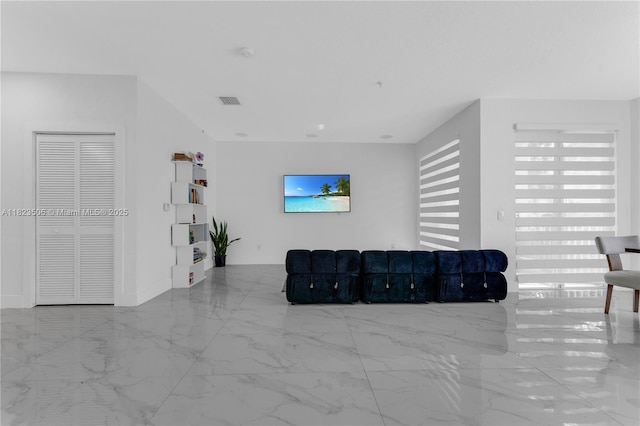4445 SW 160th Ave Unit 102, Miramar, FL 33027 - living room featuring marble finish floors