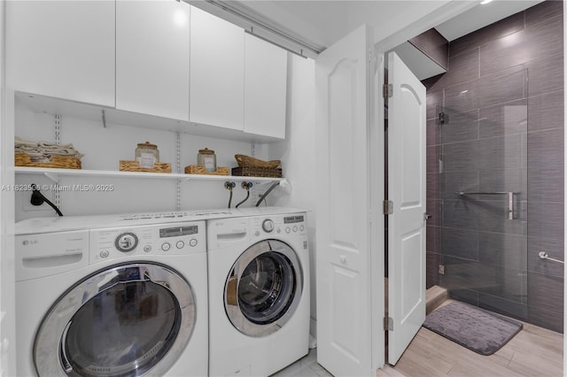 4445 SW 160th Ave Unit 102, Miramar, FL 33027 - laundry area featuring independent washer and dryer and light wood finished floors