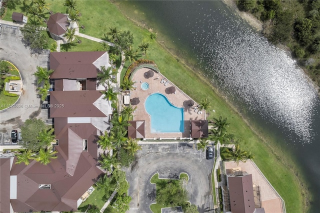 4445 SW 160th Ave Unit 102, Miramar, FL 33027 - aerial overview of property's location with a pool and a large body of water