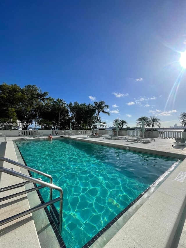 5 Island Ave Unit 5G, Miami Beach, FL 33139 - community pool featuring a patio