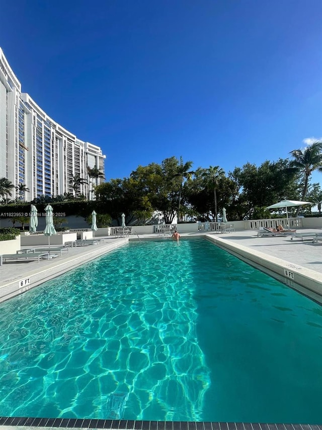 5 Island Ave Unit 5G, Miami Beach, FL 33139 - community pool featuring a patio