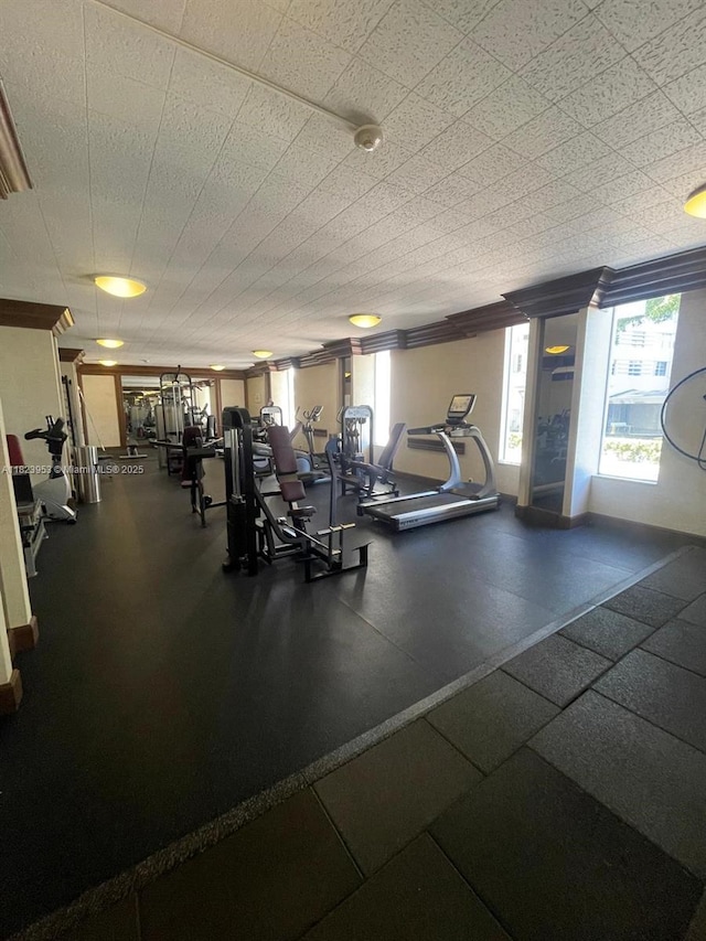 5 Island Ave Unit 5G, Miami Beach, FL 33139 - workout area featuring plenty of natural light