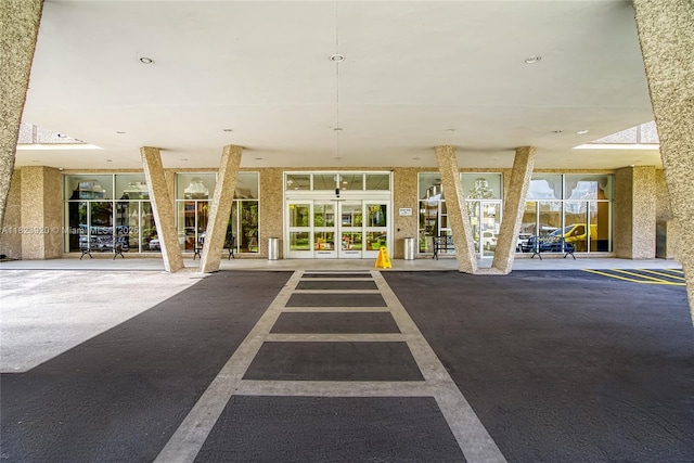 250 174th St Unit 1704, Sunny Isles Beach, FL 33160 - view of patio / terrace featuring french doors