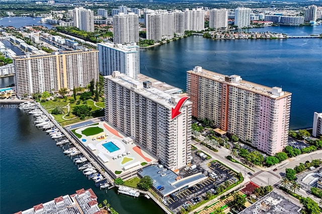 250 174th St Unit 1704, Sunny Isles Beach, FL 33160 - view of urban area with a nearby body of water