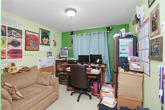 1585 SE 20th Rd, Homestead, FL 33035 - home office with carpet floors
