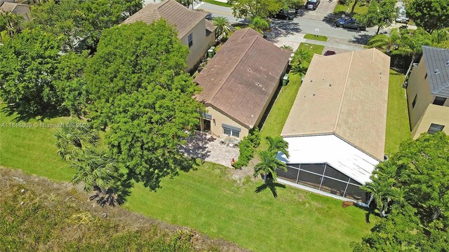 1585 SE 20th Rd, Homestead, FL 33035 - aerial view of property and surrounding area