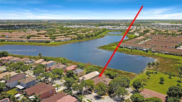 1585 SE 20th Rd, Homestead, FL 33035 - aerial perspective of suburban area with a large body of water