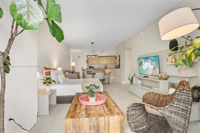 4111 S Ocean Dr Unit 3709, Hollywood, FL 33019 - living room featuring light tile patterned flooring
