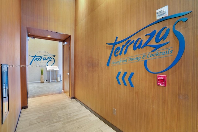 4111 S Ocean Dr Unit 3709, Hollywood, FL 33019 - corridor with wood finished floors