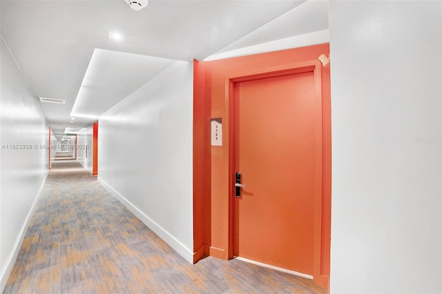4111 S Ocean Dr Unit 3709, Hollywood, FL 33019 - corridor featuring baseboards and wood finished floors