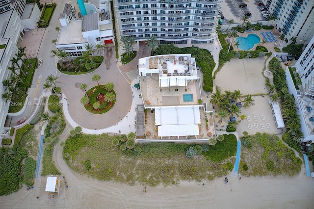 4111 S Ocean Dr Unit 3709, Hollywood, FL 33019 - bird's eye view of a pool area