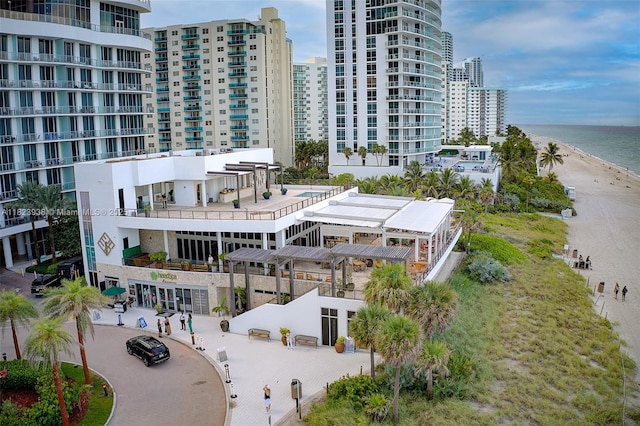 4111 S Ocean Dr Unit 3709, Hollywood, FL 33019 - view of building exterior with a water view and a city view
