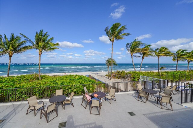 1965 S Ocean Dr Unit 6F, Hallandale Beach, FL 33009 - water view featuring local beach