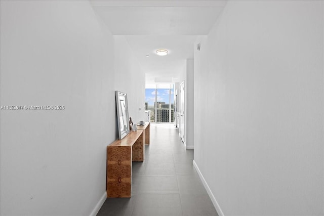 888 Biscayne Blvd Unit 4801, Miami, FL 33132 - corridor featuring baseboards
