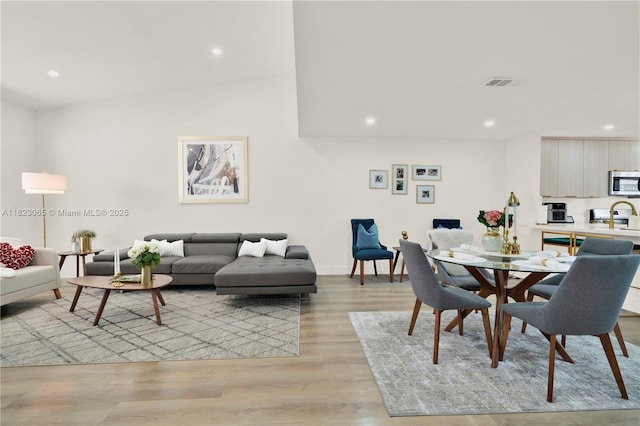 9905 NW 52nd Ln, Doral, FL 33178 - dining space featuring recessed lighting and light wood finished floors