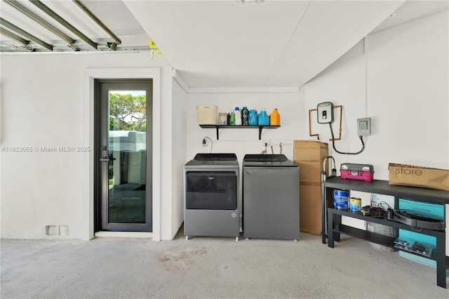 9905 NW 52nd Ln, Doral, FL 33178 - washroom featuring washing machine and clothes dryer