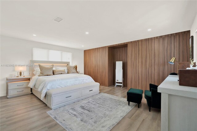 9905 NW 52nd Ln, Doral, FL 33178 - bedroom featuring light wood-style floors and recessed lighting