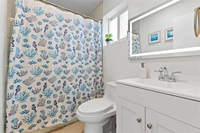 131 NW 31st Ct, Pompano Beach, FL 33064 - full bathroom with vanity and curtained shower