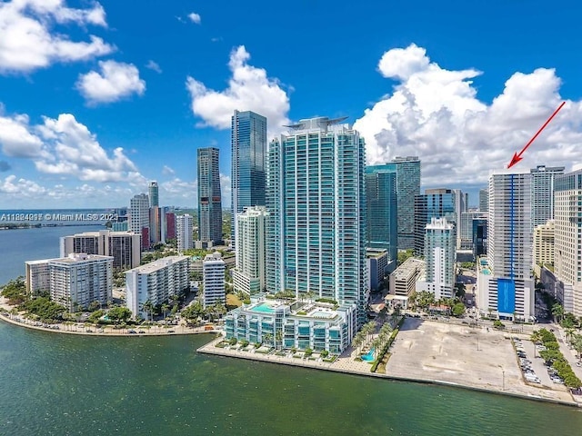 1200 Brickell Bay Dr Unit 1518, Miami, FL 33131 - skyline view featuring a large body of water