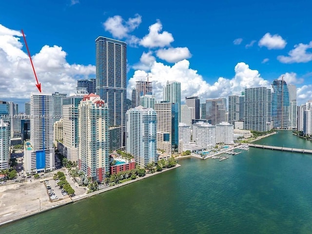 1200 Brickell Bay Dr Unit 1518, Miami, FL 33131 - skyline view featuring a nearby body of water