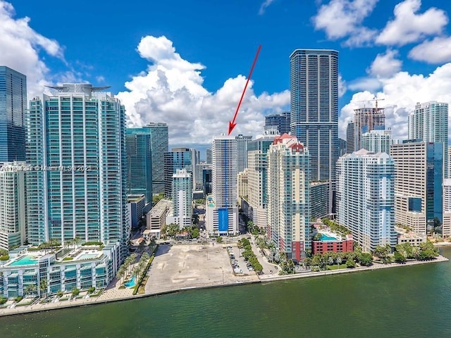1200 Brickell Bay Dr Unit 1518, Miami, FL 33131 - view of city skyline featuring a nearby body of water