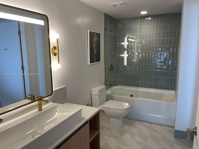159 NE 6th St Unit 3104, Miami, FL 33132 - bathroom featuring vanity and shower / washtub combination