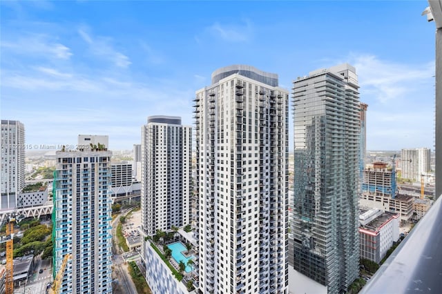 159 NE 6th St Unit 3104, Miami, FL 33132 - view of property with a view of city