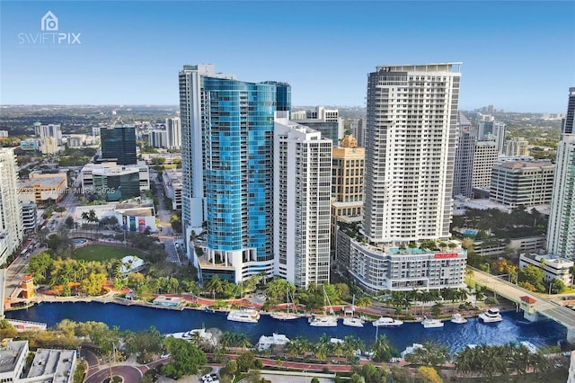 333 Las Olas Way Unit 804, Fort Lauderdale, FL 33301 - view of city with a nearby body of water