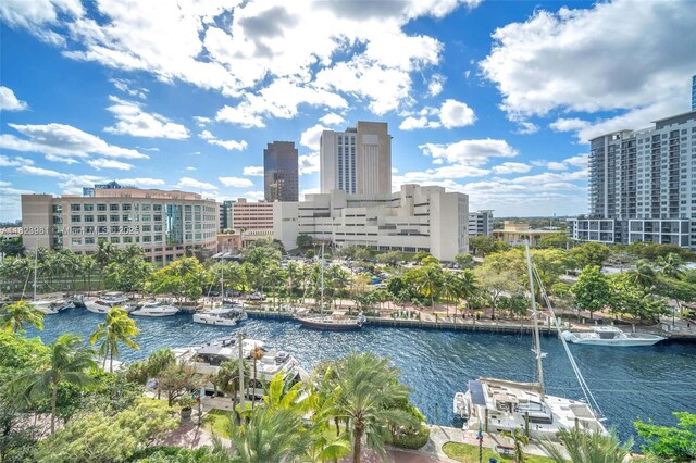 333 Las Olas Way Unit 804, Fort Lauderdale, FL 33301 - water view featuring nearby urban area